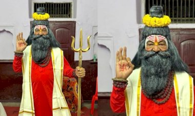 मंत्री कैलाश विजयवर्गीय का फलाहारी बाबा अवतार : बजरबट्टू सम्मेलन में साधु बने  विजयवर्गीय, निकाली गई शोभायात्रा