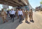 वफ्फ बिल को लेकर एहतियात,डीएम एसपी ने किया पैदल मार्च,शांतिपूर्ण हुई जुमा की नमाज