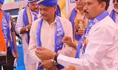 समरसता ,समता एवं भाईचारा का संदेश देते हुए डा. अम्बेडकर की 134 वीं जयंती पर खीर, शरबत वितरण कर धूमधाम से मनाई गईं