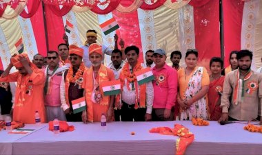 बजरंग सेवादल संगठन के द्वारा भारतीय सेना के सम्मान में तिरंगा रैली तथा जनसभा का आयोजन