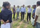 नदीगांव के कमसेरा गांव में मनरेगा कार्यों का निरीक्षण, मानक विपरीत निर्माण पर जिलाधिकारी ने दिए कार्यवाही के निर्देश