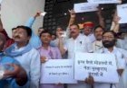इंजेक्शन की माला पहनकर पहुंचे विधायक, किया जोरदार हंगामा,MP विधानसभा में कांग्रेस का अनोखा विरोध प्रदर्शन