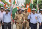 काकोरी ट्रेन एक्शन शताब्दी समापन समारोह के अंतर्गत जनपद में भव्य तिरंगा यात्रा का आयोजन