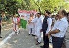 कलेक्ट्रेट परिसर से हरी झंडी दिखाकर जागरूकता रथ रवाना — सभी ने ली स्वच्छता एवं जनजागरूकता की शपथ
