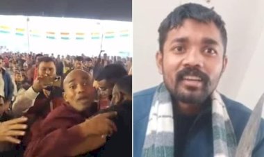 CM की सभा में युवक ने किया जोरदार हंगामा,पहले चाकू लेकर भगवान राम पर आपत्तिजनक टिप्पणी,पुलिस ने आरोपी अरुणेश कुशवाहा को गिरफ्तार किया