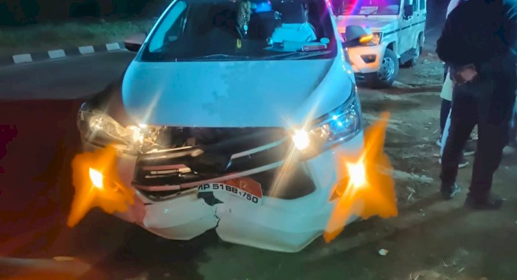 बाल बाल बचे विधायक नारायण सिंह पट्टा , भोपाल-जबलपुर हाईवे पर हुई कार की भीषण भिड़ंत