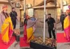 टीना डाबी का ध्वजारोहण कर उल्टी दिशा में सलामी लेने का वीडियो वायरल,मचा बवाल, खुद बताई वजह