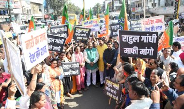 कांग्रेस विधायक फूल सिंह बरैया के विवादित बयान पर भाजपा का तीखा हमला, प्रदेशभर में उबाल,मुख्यमंत्री मोहन यादव, प्रदेश अध्यक्ष हेमंत खण्डेलवाल व महिला नेत्रियों ने की कड़ी निंदा, राहुल गांधी से निष्कासन की मांग