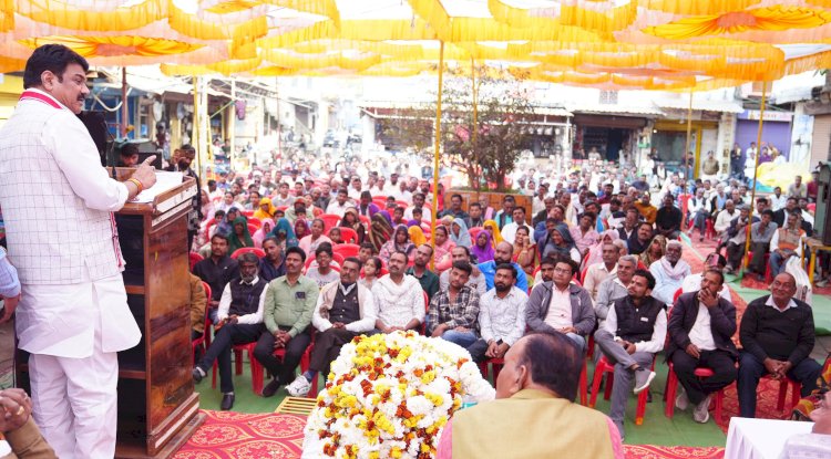 वीबी-जी रामजी योजना से बदलेगी हर गांव के विकास की तस्वीर : गोविंद सिंह राजपूत,सीहोरा में खाद्य मंत्री ने किए एक करोड़ से अधिक के विकास कार्यों के भूमि पूजन एवं लोकार्पण