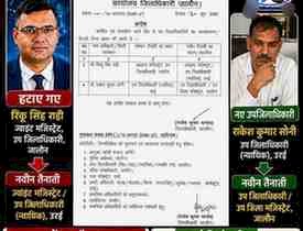 पांच दिन से चल रहे विवाद का अंत, ज्वॉइंट मजिस्ट्रेट रिंकू सिंह को जालौन से उप जिलाधिकारी न्यायिक के पद पर उरई भेजा गया