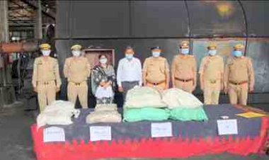 ऑपरेशन दहन के तहत जालौन पुलिस की बड़ी कार्रवाई: 56 लाख से अधिक कीमत के 102 किलो मादक पदार्थ नष्ट, नशा तस्करों पर कसा शिकंजा