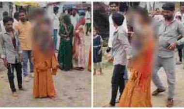 उज्जैन में महिला के साथ क्रूरता: बाल काटे, कपड़े फाड़े, जूतों की माला पहनाकर गांव में घुमाया, वीडियो वायरल होने के बाद 3 गिरफ्तार