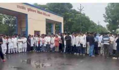 लेडी डॉक्टर-नर्स से बैड टच का आरोप, BJP नेता पर FIR: विरोध में हड़ताल पर डॉक्टर, मेडिकल कॉलेज की स्वास्थ्य सेवाएं प्रभावित