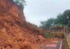 पहाड़ी का हिस्सा भरभराकर सड़क पर गिरा: NH-45 पर बरघाटी भूस्खलन, भोपाल-जबलपुर मार्ग बाधित