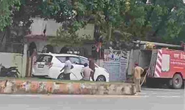 BJP विधायक ने फायर ब्रिगेड से धुलवाई अपनी निजी कार! वीडियो वायरल होते ही मचा बवाल, बोले- मैं थोड़ी गाड़ी धोता हूं, ड्राइवर से पूछो