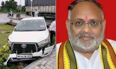 बीजेपी विधायक उमाकांत शर्मा सड़क हादसे का शिकार, सिरोंज से भोपाल जाते समय कार गड्ढे में गिरी, अस्पताल में भर्ती
