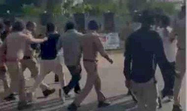सिंधिया को काले झंडे दिखाने पर ग्वालियर में बवाल, विरोध करने वालों से भिड़ी भीड़; मारपीट के आरोप, पुलिस ने युवकों को थाने पहुंचाया