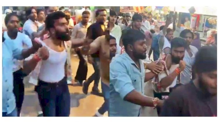 करणी सेना नेता की सरेराह पिटाई, ‘जय भीम’ के नारे लगवाने का वीडियो वायरल; विवादित टिप्पणी के बाद अलीगढ़ में बवाल